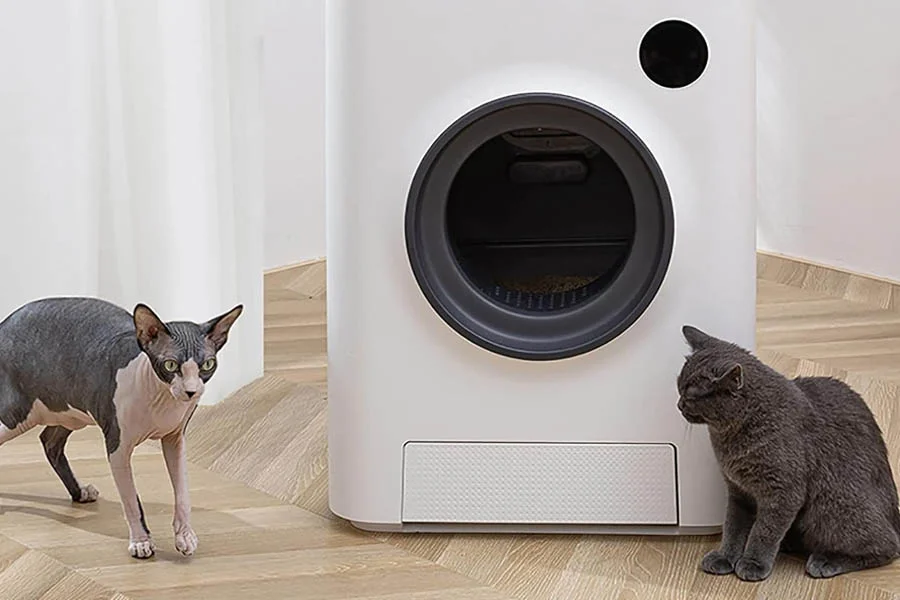 auto scoop litter box